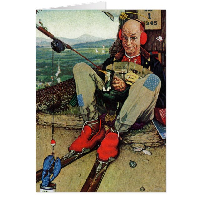 Cartão April Fool, 1945 (Frente)