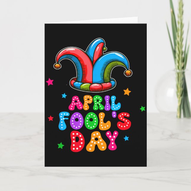 Cartão April Fool's Day April 1st Prank Joke Funny Gift  (Frente)