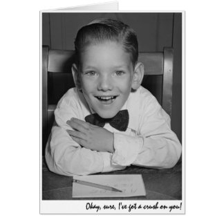 Cartão "Aprovado, certo, I've obteve um esmagamento em