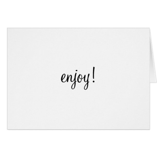 Cartão Aproveite! (Frente Horizontal)