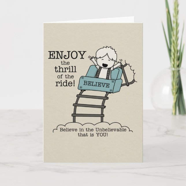 Cartão Aproveite a corrida (Frente)