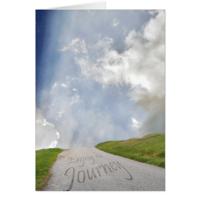 Cartão Aproveite a viagem (Frente)