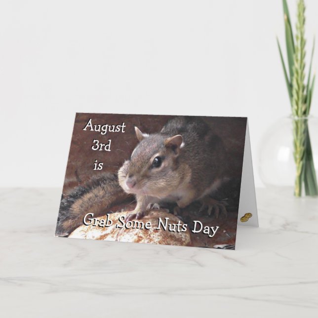 Cartão Aproveite alguns feriados engraçados no dia dos Lo (Frente)