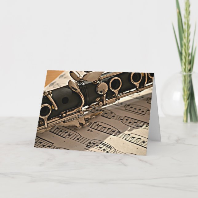 Cartão Aproximação Clarinet (Frente)