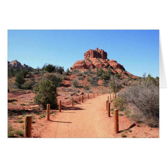 Cartão Aproximando-se do Bell Rock (Frente Horizontal)