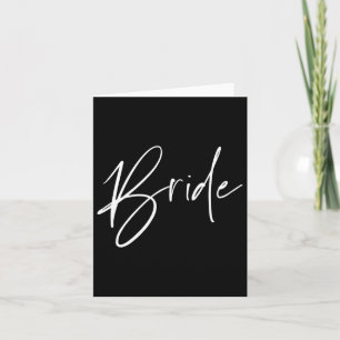 Cartão Aproximando-Se Para A Noiva De Casamento E G