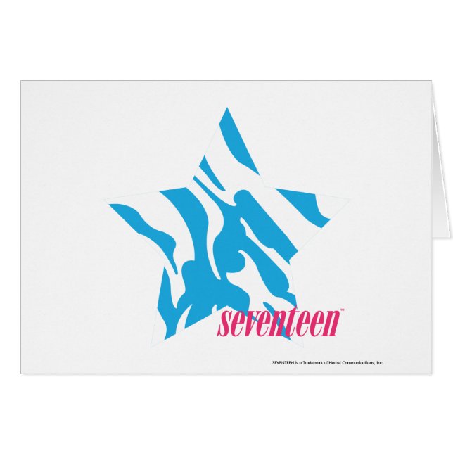 Cartão Aqua 3 da zebra (Frente Horizontal)