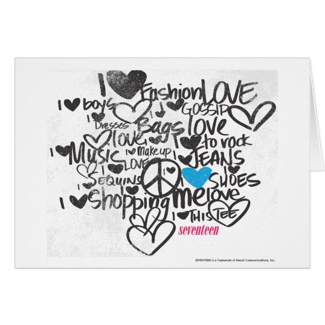 Cartão Aqua dos grafites (Frente Horizontal)