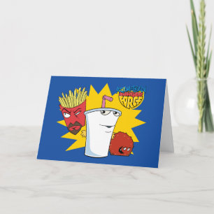 Cartão Aqua Teen Hunger Force Explosive Graphic