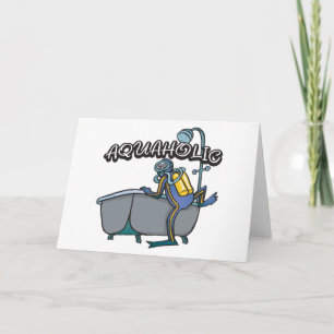 Cartão Aquaholic SCUBA