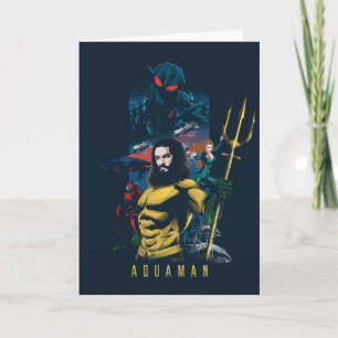 Cartão Aquaman Orin, Mera e Black Manta Graphic
