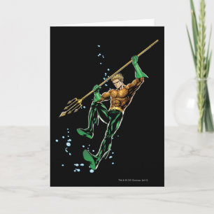Cartão Aquaman with Spear
