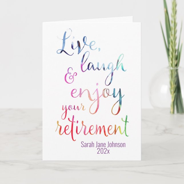 Cartão Aquarela Aproveite sua reforma (Frente)