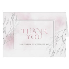 Cartão Aquarela clara e pálida