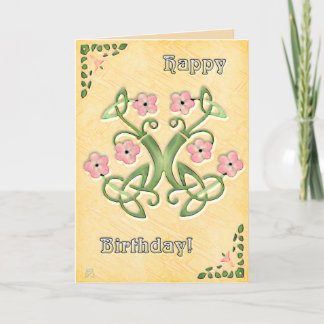 Cartão Aquarela em Milho Aniversário (cartão)