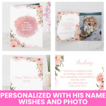 Aquarela Moderna Elegante Floral Rosa Dia das Mães