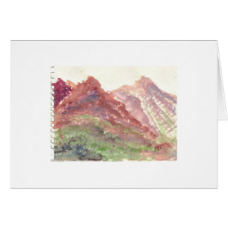 Cartão Aquarela natural