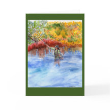 aquarelas + cores do outono