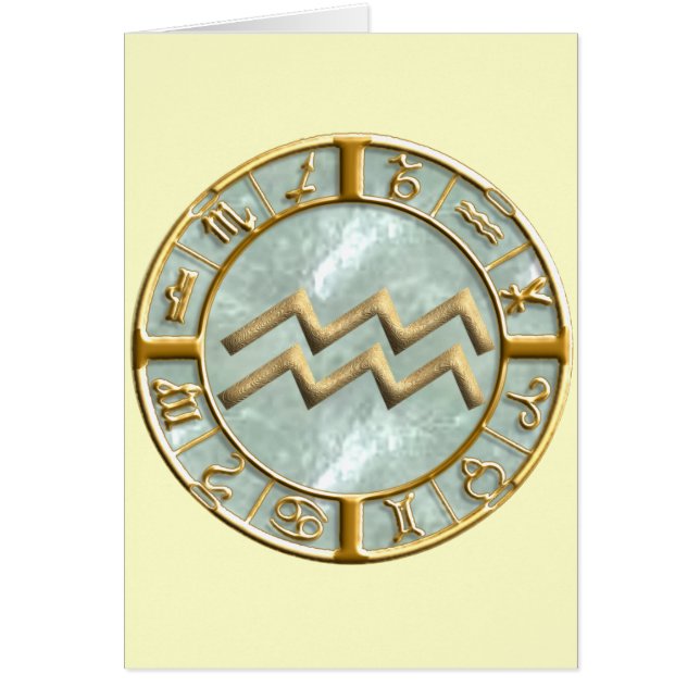 Cartão Aquário (Frente)