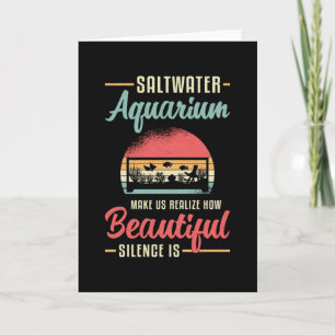 Cartão Aquário de Salva Aquário Tanque de Peixe Aquári