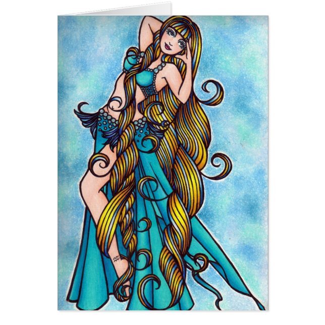 Cartão Aquarius Belly Dancer (Frente)
