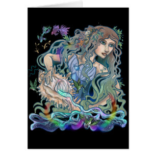 Cartão Aquarius Zodiac
