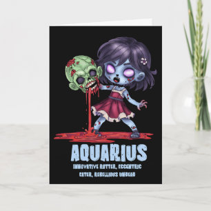 Cartão Aquarius Zombie