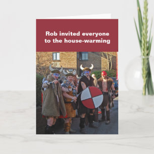 Cartão aquecedor de casa