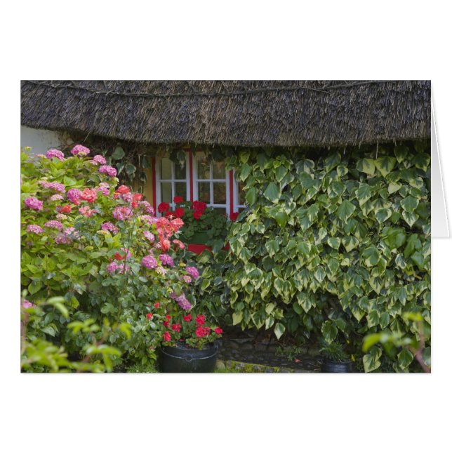 Cartão Aquela cabana, Adare, County Limerick. (Frente Horizontal)