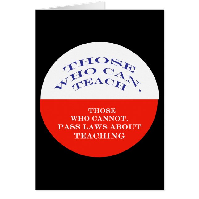 Cartão Aqueles que podem (Frente)