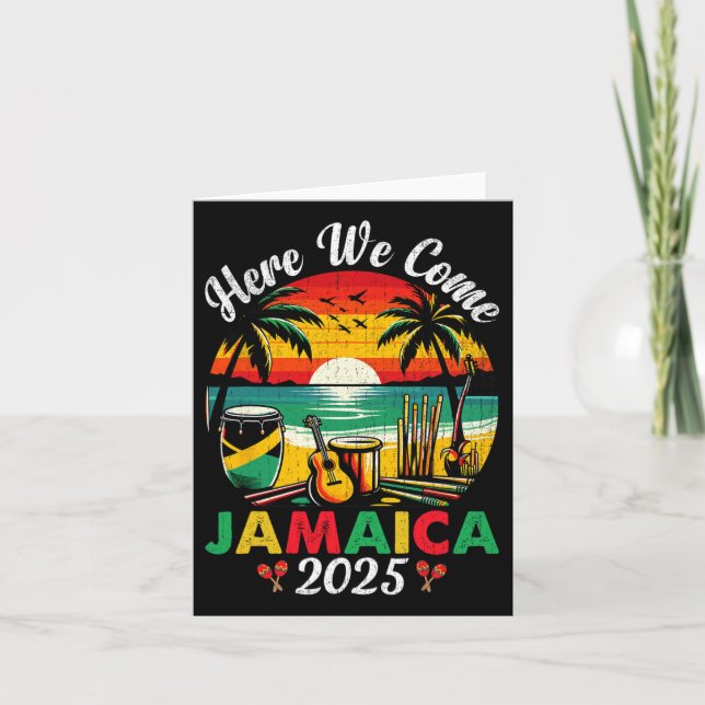 Cartão Aqui Chegamos Jamaica 2025, Girls Trip Family Summ (Frente)