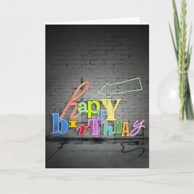 Cartão Aqui está o meu lembrete anual que você é especial (Frente)