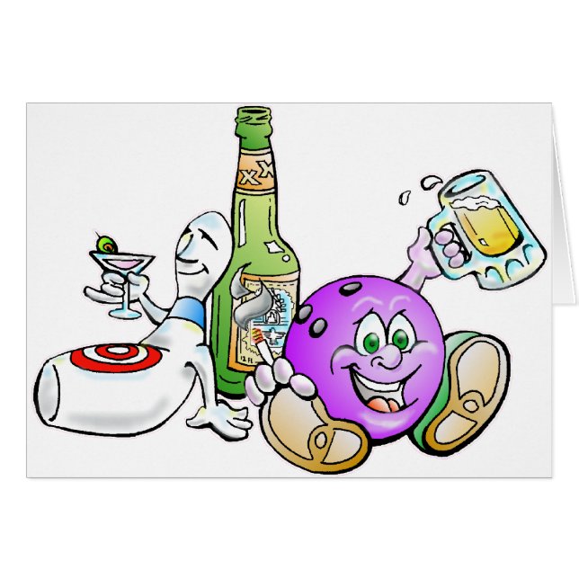 Cartão Aqui para a cerveja! (Frente Horizontal)