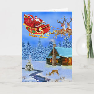 CARTÃO AQUI VEM O PAPAI NOEL
