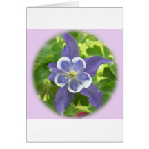 Aquílio Columbine Flower Card