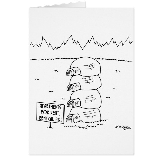 Cartão Ar central nos iglus (Frente)