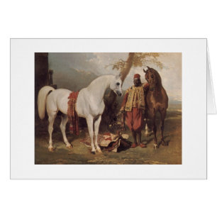 Cartão Arabian branco