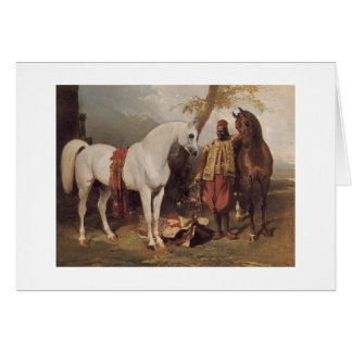 Cartão Arabian branco