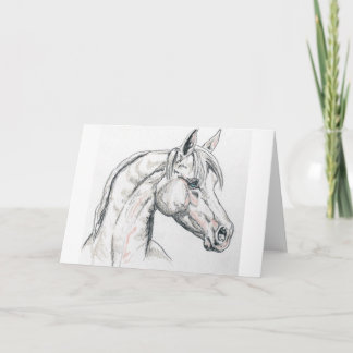 Cartão Arabian horse generic greeting card
