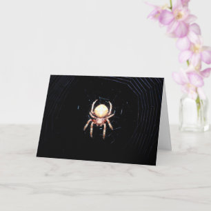 Cartão Aranha de Rodas Laranja