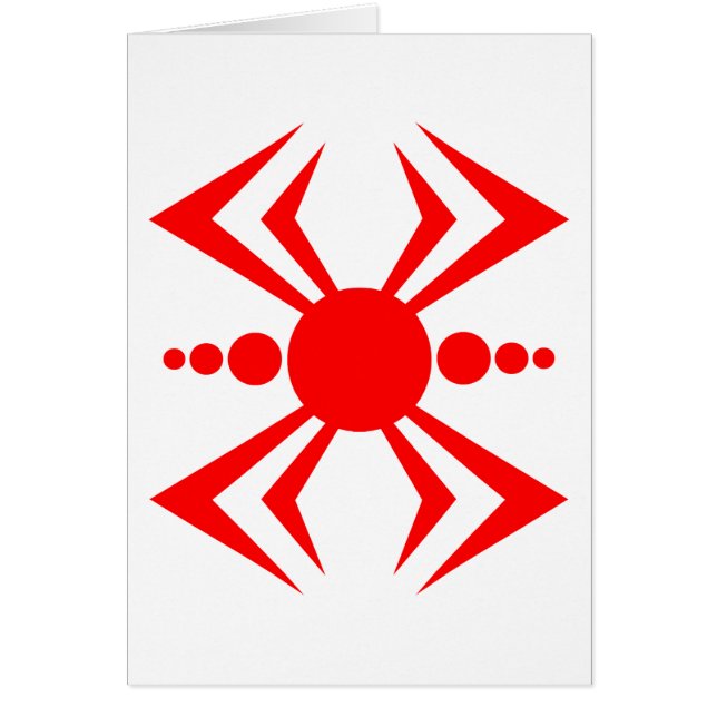 Cartão Aranha Japonesa (Frente)