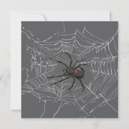 Cartão Aranha-Viúva Negra E Arte De Desenho-Da-Aranha