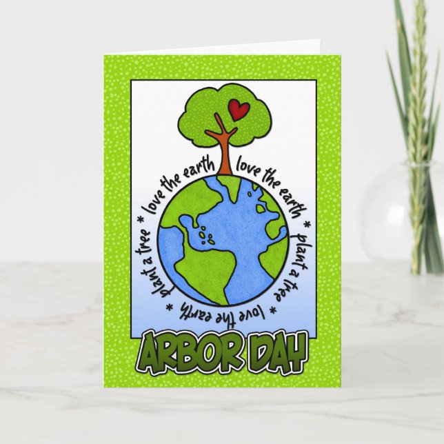 Cartão Arbor Day (Frente)
