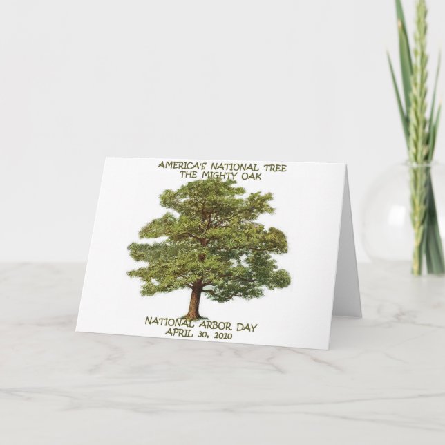 CARTÃO ARBOR DAY NATIONAL (Frente)