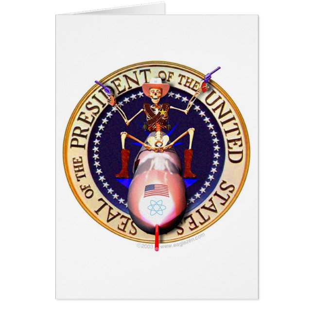 Cartão arbusto - o último vaqueiro (Frente)