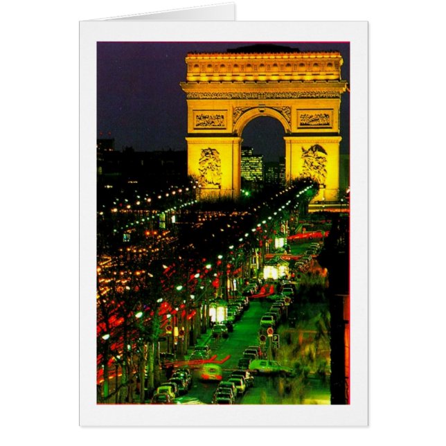 Cartão Arc de Triomphe (Frente)