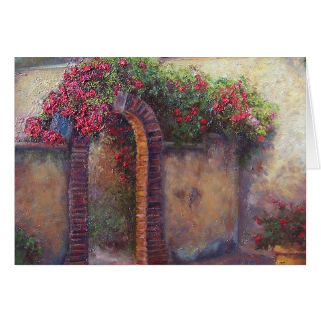 Cartão Arcada de florescência (Frente Horizontal)