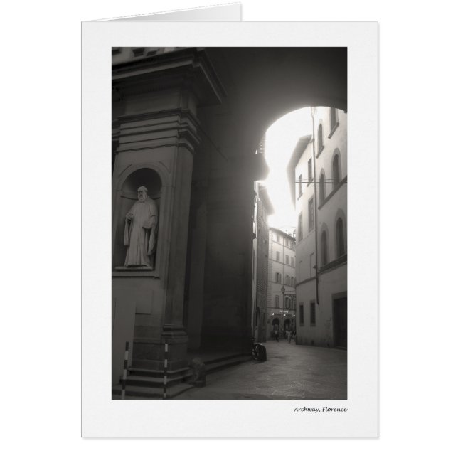 Cartão Arcada, Florença (Frente)