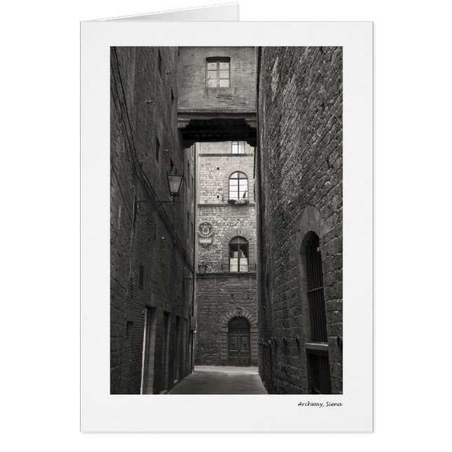 Cartão Arcada, Siena (Frente)