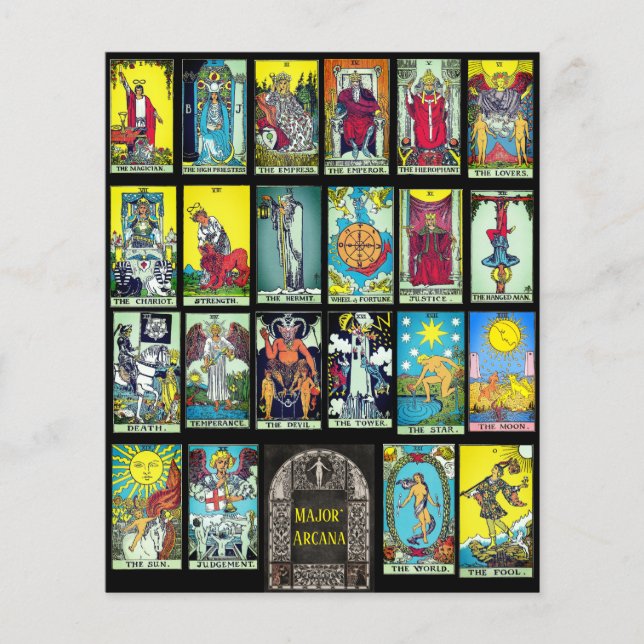Cartão Arcana Tarot Major (Frente)